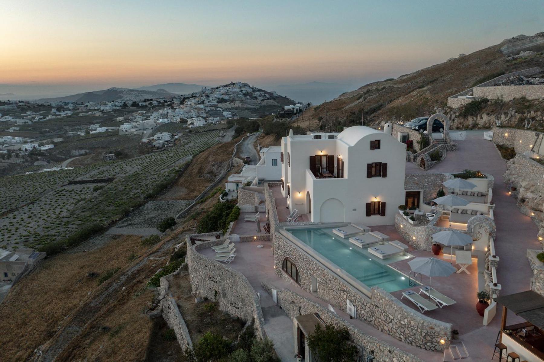Zatrikion Santorini Villas Pýrgos Extérieur photo