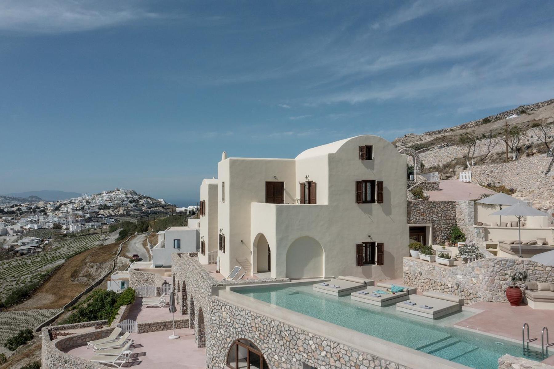 Zatrikion Santorini Villas Pýrgos Extérieur photo